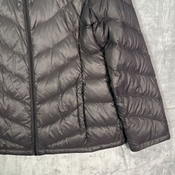 Calvin Klein Gray Duck Down Filled Packable Puffer Full Zip Jacket Size Large - Picture 5 of 10